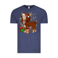 Vintage Denim christmas hereford Vintage Tee - JahusDesignShop