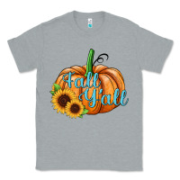Heather Grey fall y'all pumpkin Classic Tee - JahusDesignShop
