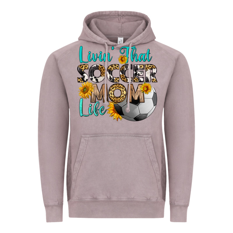Livin' That Soccer Mom Life Vintage Hoodie by HRA Design Shop | Teevron