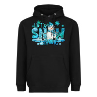 Black up to snow good winter snowman Heavyweight Hoodie - MaliasSmallBusiness