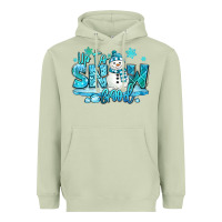 Matcha up to snow good winter snowman Heavyweight Hoodie - MaliasSmallBusiness