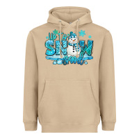 Mushroom up to snow good winter snowman Heavyweight Hoodie - MaliasSmallBusiness