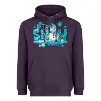 Plum up to snow good winter snowman Heavyweight Hoodie - MaliasSmallBusiness