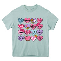 Arona valentines candy hearts Heavy Core Tee - MaliasSmallBusiness
