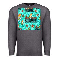 Charcoal Heather Hot Mom Summer Digital Paper Premium Sweatshirt - BundleAndBundleShop