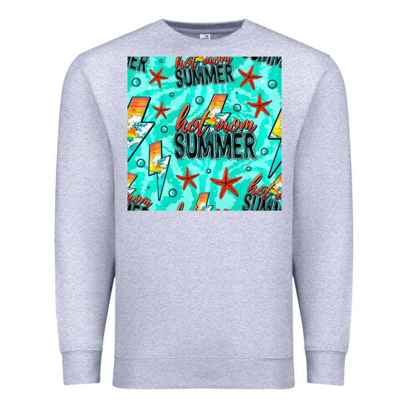 Hot Mom Summer Digital Paper Premium Sweatshirt by BundleAndBundleShop | Teevron