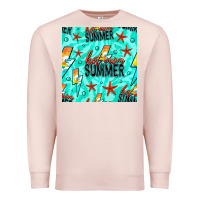 Pale Pink Hot Mom Summer Digital Paper Premium Sweatshirt - BundleAndBundleShop
