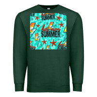 Sports Green Hot Mom Summer Digital Paper Premium Sweatshirt - BundleAndBundleShop
