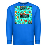 True Royal Hot Mom Summer Digital Paper Premium Sweatshirt - BundleAndBundleShop