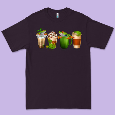 Premium Tee frog coffee cups