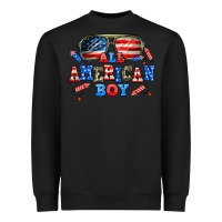 Black all american boy Heavyweight Sweatshirt - AdoDesignShop