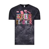 Cloud Black sped teacher Vintage Tee - AdoDesignShop