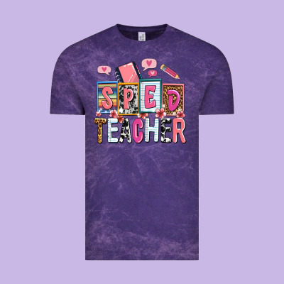 Sped Teacher Vintage Tee Designed By Adodesignshop