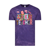 Cloud Purple sped teacher Vintage Tee - AdoDesignShop