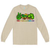 Mushroom peace love st patty's day Long Sleeve Tee - Artiststas