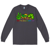 Smoke peace love st patty's day Long Sleeve Tee - Artiststas