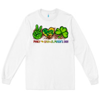White peace love st patty's day Long Sleeve Tee - Artiststas