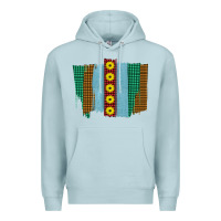 Blue Mist Western Sunflower Farm Life Brush Strokes Premium Hoodie - Bettercallsaul
