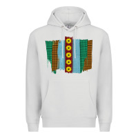 Dove Grey Western Sunflower Farm Life Brush Strokes Premium Hoodie - Bettercallsaul