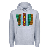 Heather Grey Western Sunflower Farm Life Brush Strokes Premium Hoodie - Bettercallsaul