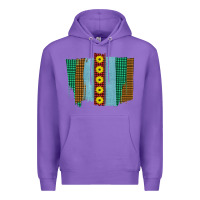 Purple Western Sunflower Farm Life Brush Strokes Premium Hoodie - Bettercallsaul