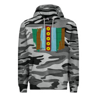 Slate Camo Western Sunflower Farm Life Brush Strokes Premium Hoodie - Bettercallsaul