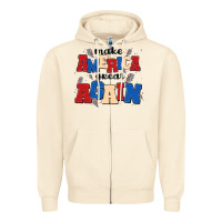 Sandshell make america great again Zipper Hoodie - MaliasSmallBusiness