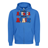 True Royal make america great again Zipper Hoodie - MaliasSmallBusiness