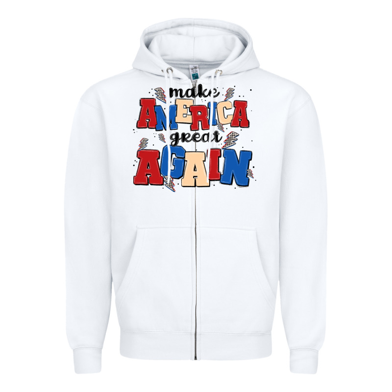Make America Great Again Zipper Hoodie by MaliasSmallBusiness | Teevron