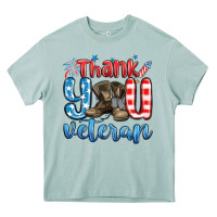 Arona thank you veteran Heavy Core Tee - MaliasSmallBusiness