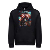Black Sweet land of liberty 4th of july Urban Hoodie - HowdyJamesFarm