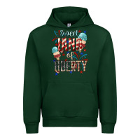 Forest Green Sweet land of liberty 4th of july Urban Hoodie - HowdyJamesFarm