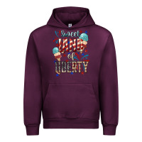 Mauve Wine Sweet land of liberty 4th of july Urban Hoodie - HowdyJamesFarm