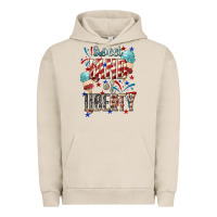 Pigment French Oak Sweet land of liberty 4th of july Urban Hoodie - HowdyJamesFarm