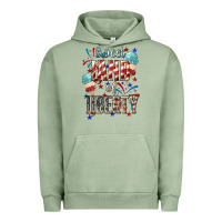 Pigment Oil Green Sweet land of liberty 4th of july Urban Hoodie - HowdyJamesFarm