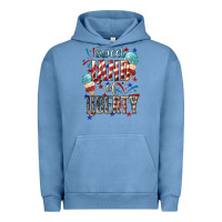 Pigment Pebble Blue Sweet land of liberty 4th of july Urban Hoodie - HowdyJamesFarm