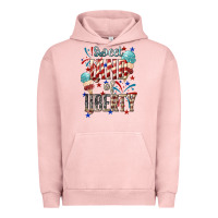 Pigment Salmon Sweet land of liberty 4th of july Urban Hoodie - HowdyJamesFarm
