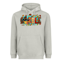 Moon Dust gobble with thanksgiving turkeys Heavyweight Hoodie - MaliasSmallBusiness