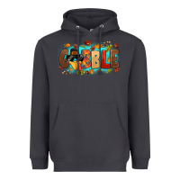 Smoke gobble with thanksgiving turkeys Heavyweight Hoodie - MaliasSmallBusiness