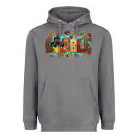 Storm gobble with thanksgiving turkeys Heavyweight Hoodie - MaliasSmallBusiness