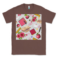 Chestnut back to school  seamless pattern Classic Tee - BundleAndBundleShop