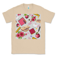 Mushroom back to school  seamless pattern Classic Tee - BundleAndBundleShop