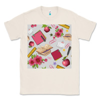 Natural back to school  seamless pattern Classic Tee - BundleAndBundleShop