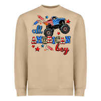 Mushroom all american boy  monsterr truck Heavyweight Sweatshirt - AdoDesignShop