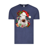 Vintage Denim christmas heifer Vintage Tee - JahusDesignShop