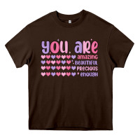 Chocolate Brown you are valentine Heavy Core Tee - MaliasSmallBusiness