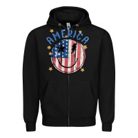 Black America Zipper Hoodie - MaliasSmallBusiness