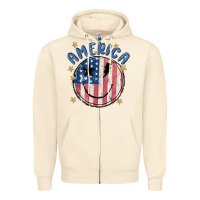 Sandshell America Zipper Hoodie - MaliasSmallBusiness