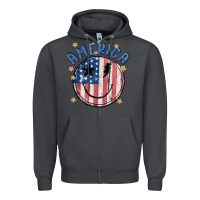 Smoke America Zipper Hoodie - MaliasSmallBusiness