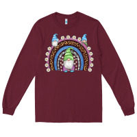 Burgundy easter gnome rainbow Long Sleeve Tee - Artiststas